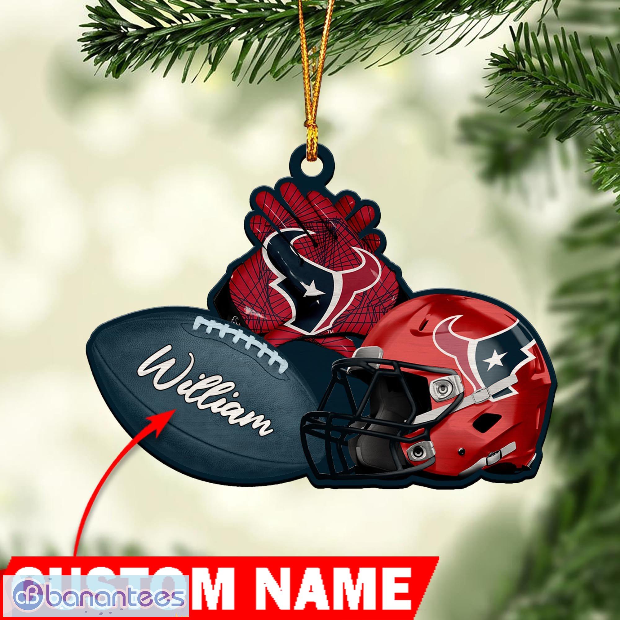 Personalized American Football Ornament, Christmas Tree Decor