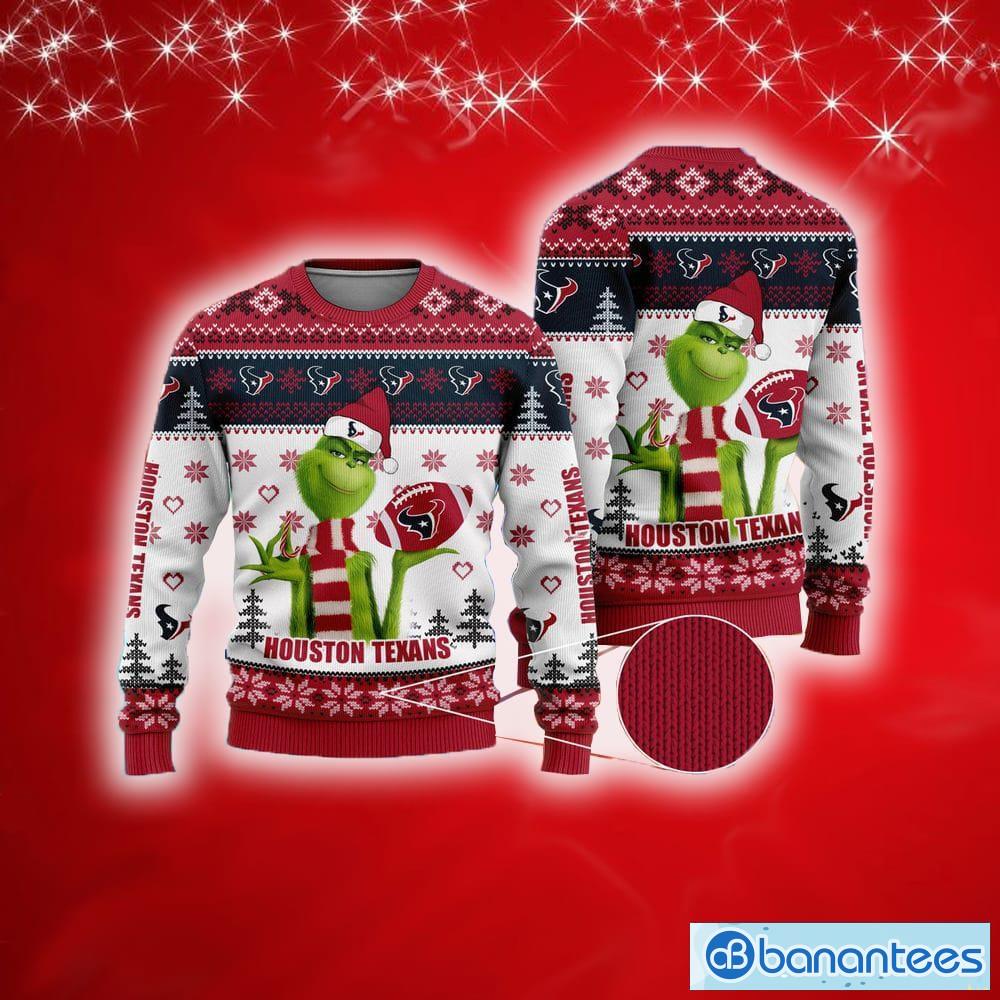 NFL Jacksonville Jaguars Logo With Funny Grinch Ugly Christmas Sweater  Sport Fans Men And Women Christmas Gift