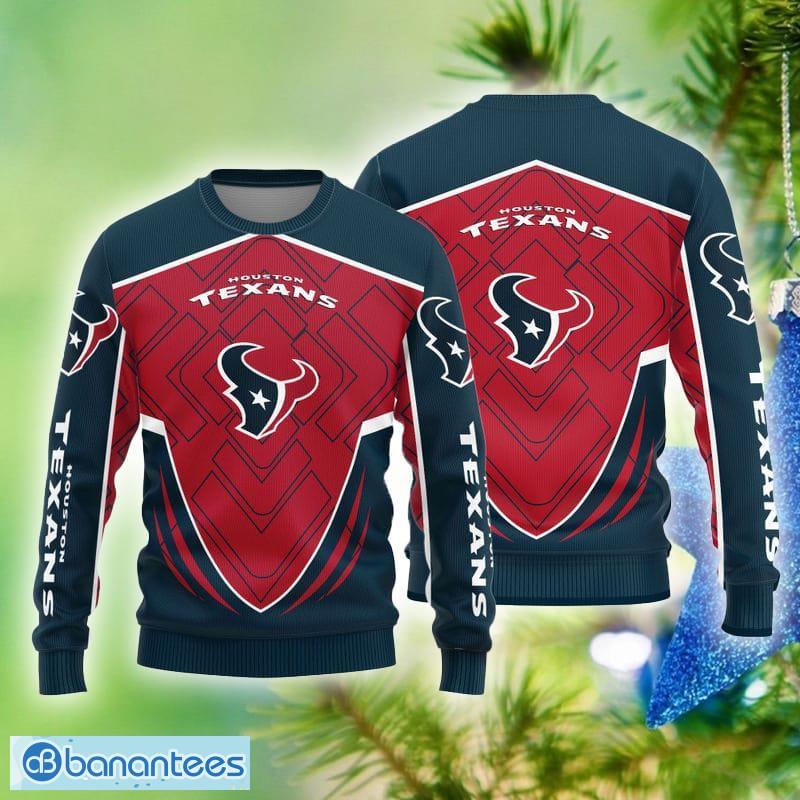 Houston Texans Baby Yoda Lover American Football Ugly Christmas Sweater  Christmas Gift For Sport Team - Banantees