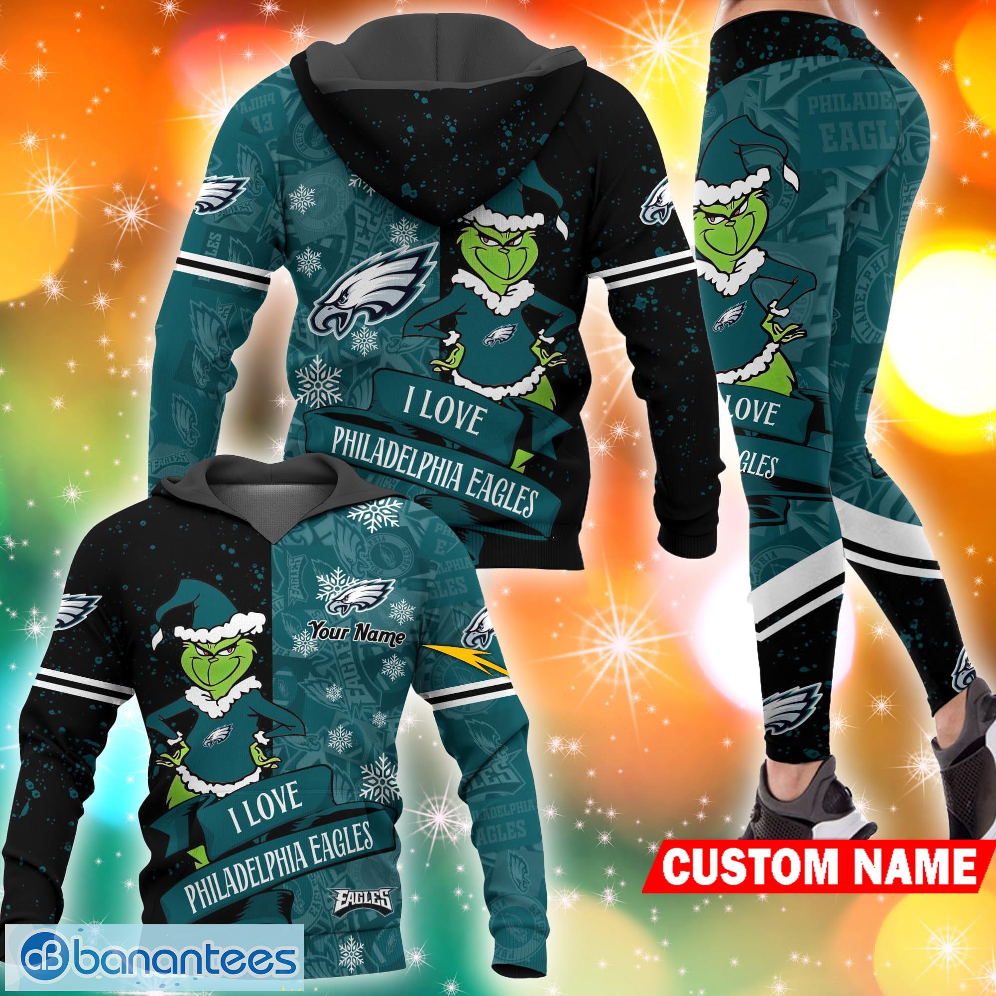 I Love Pittsburgh Steelers NFL Grinch 3D Hoodie And Long Pants Set