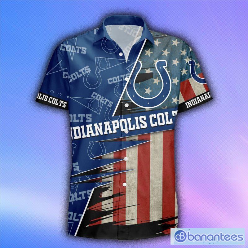 Indianapolis Colts US Flag Pattern Hawaiian Shirt, NFL Gifts for Fans - The  Clothes You'll Ever Need