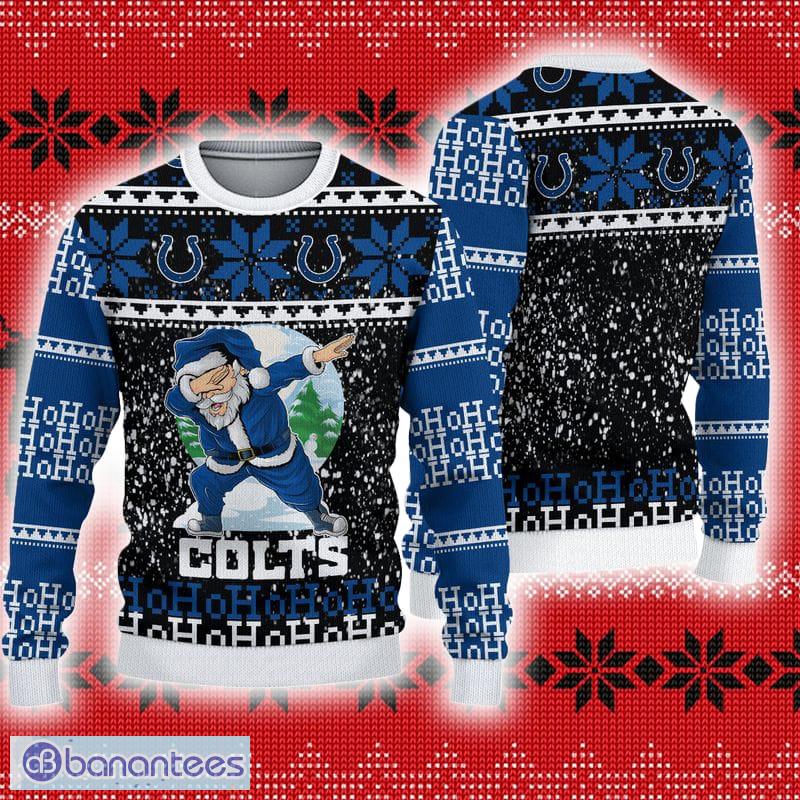 Indianapolis Colts Christmas Santa Claus Ugly Sweater For Men