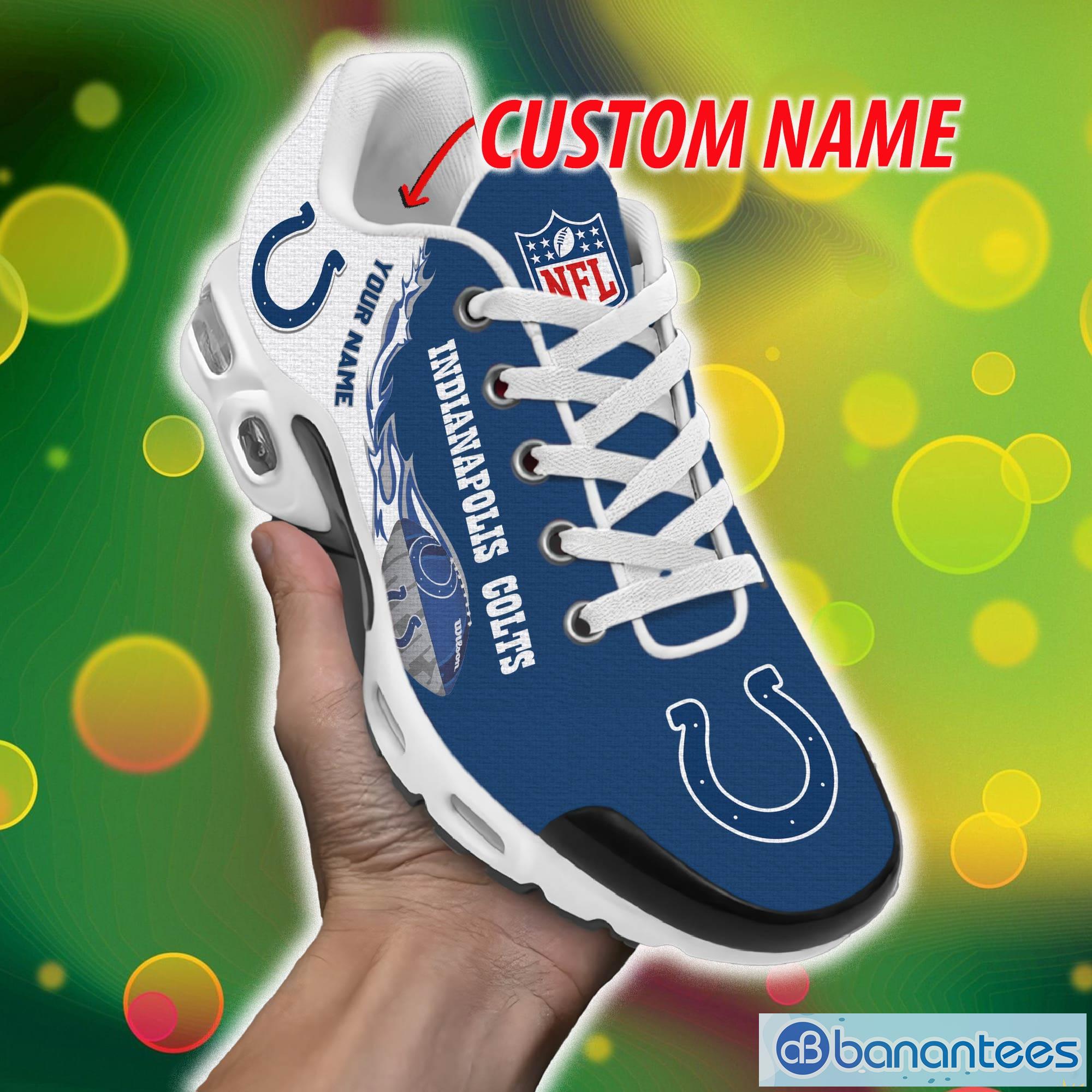 Indianapolis Colts NFL Team Premium Sneakers Custom Name Air