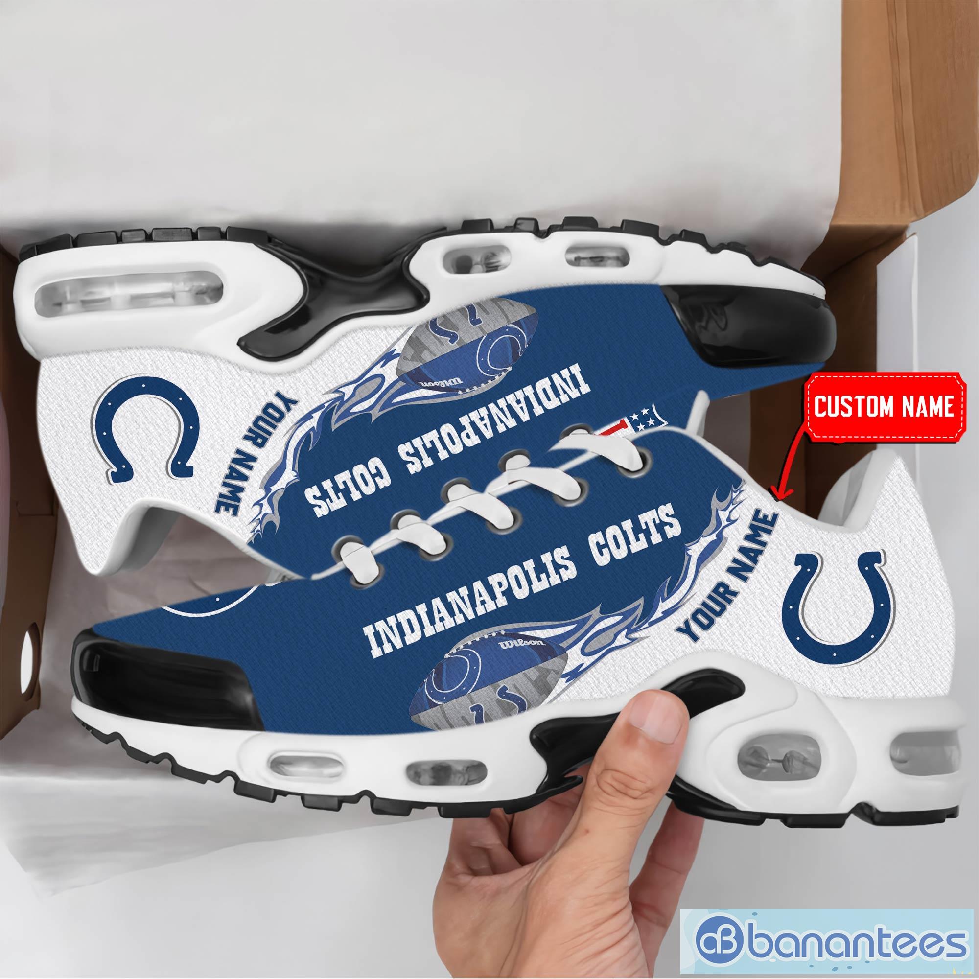 Indianapolis Colts NFL Team Premium Sneakers Custom Name Air