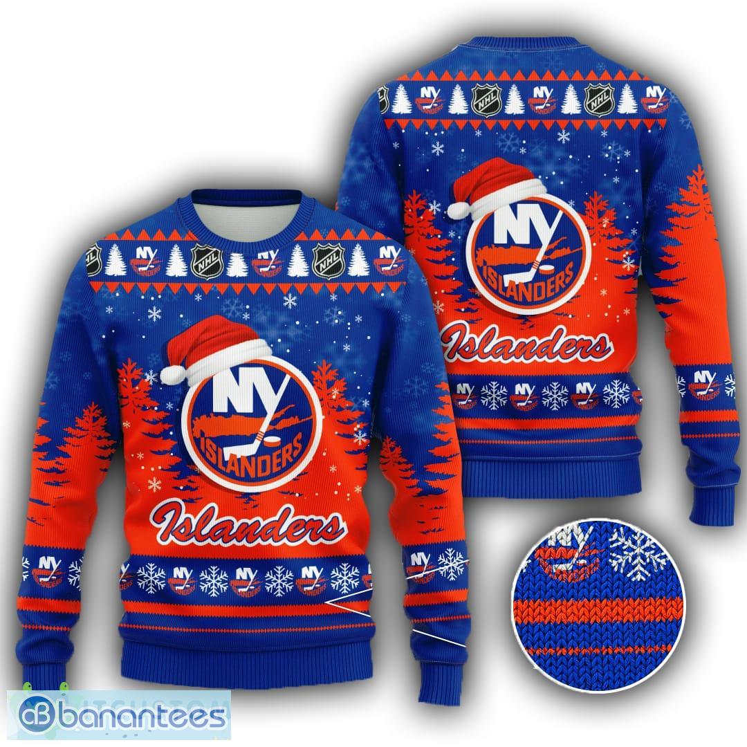 New York Islanders NHL custom name and number ugly christmas