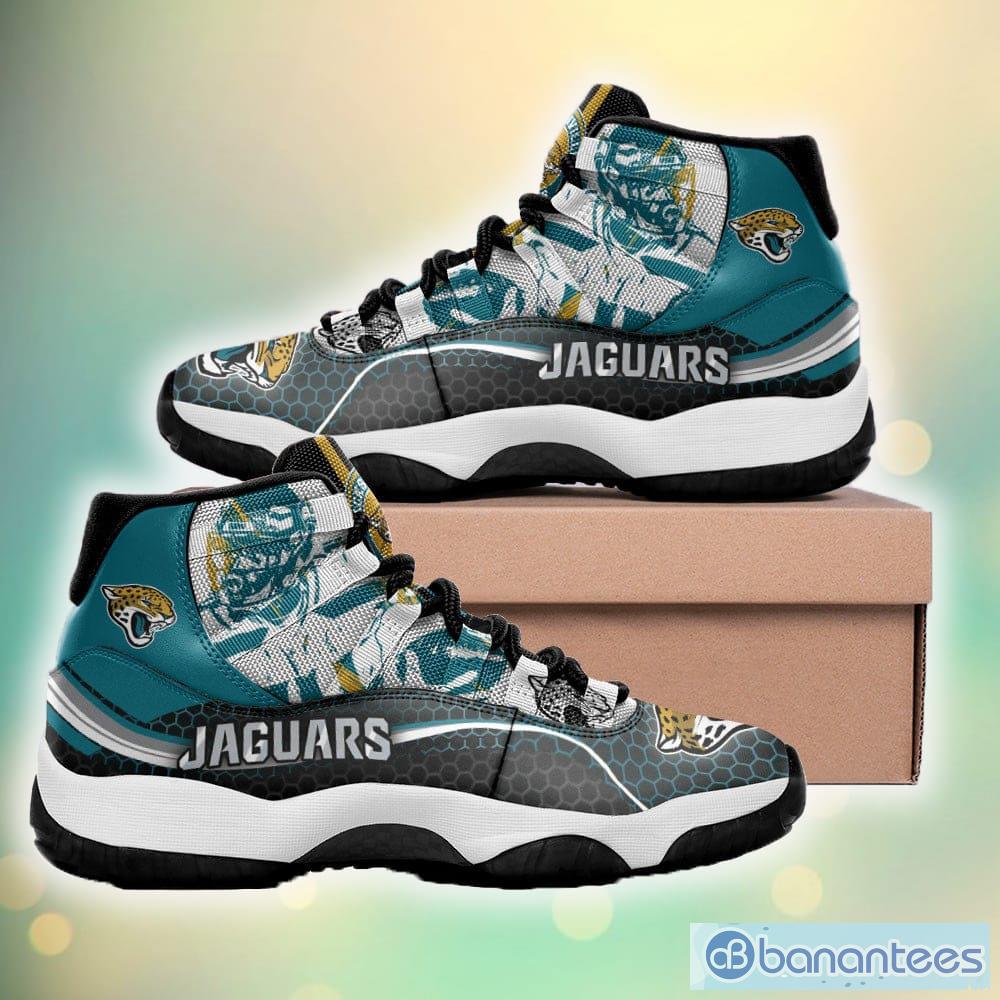 Jacksonville Jaguars Air Jordan 13 Sneakers Nfl Custom Sport Shoes