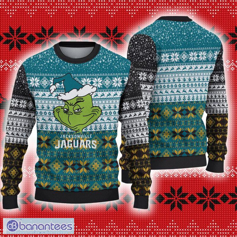 Jaguars Grnch Ugly Christmas Sweater - Lelemoon