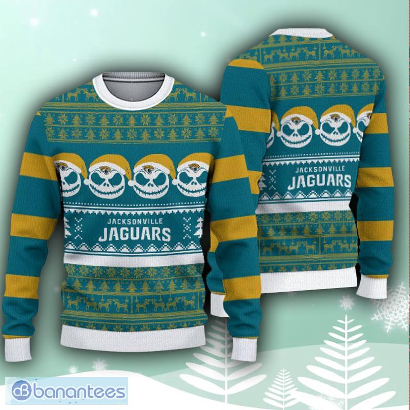 Jacksonville Jaguars Christmas Santa Claus Ugly Sweater For Men Women -  Banantees