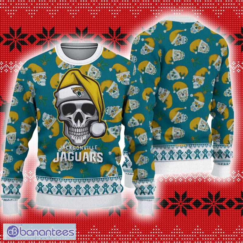 Jacksonville Jaguars All Over Print Christmas Knitting Ugly Sweater