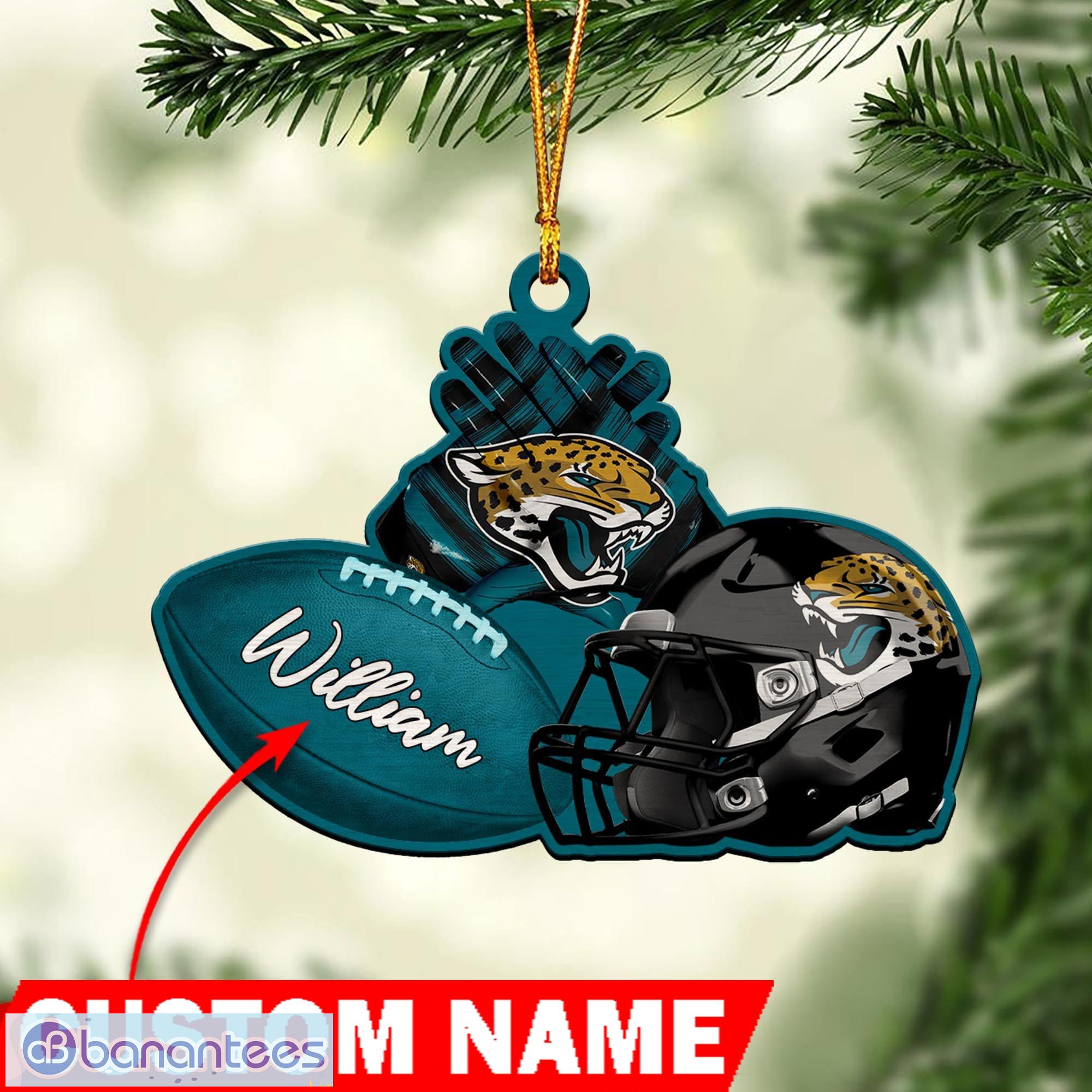 Jacksonville Jaguars NFL Fans Personalized Christmas Ornaments