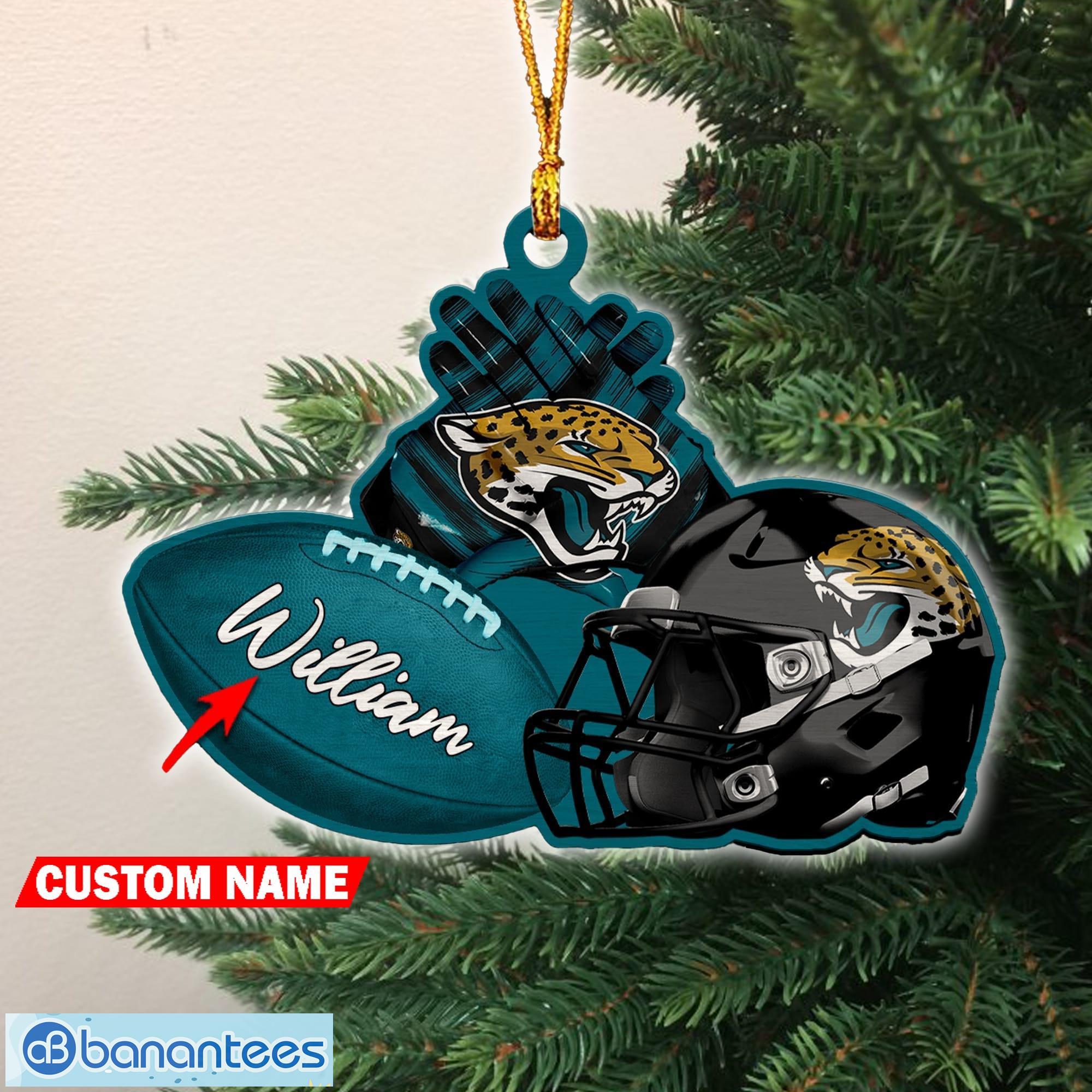 Jacksonville Jaguars NFL Rugby Ball Helmet Pattern Personalized