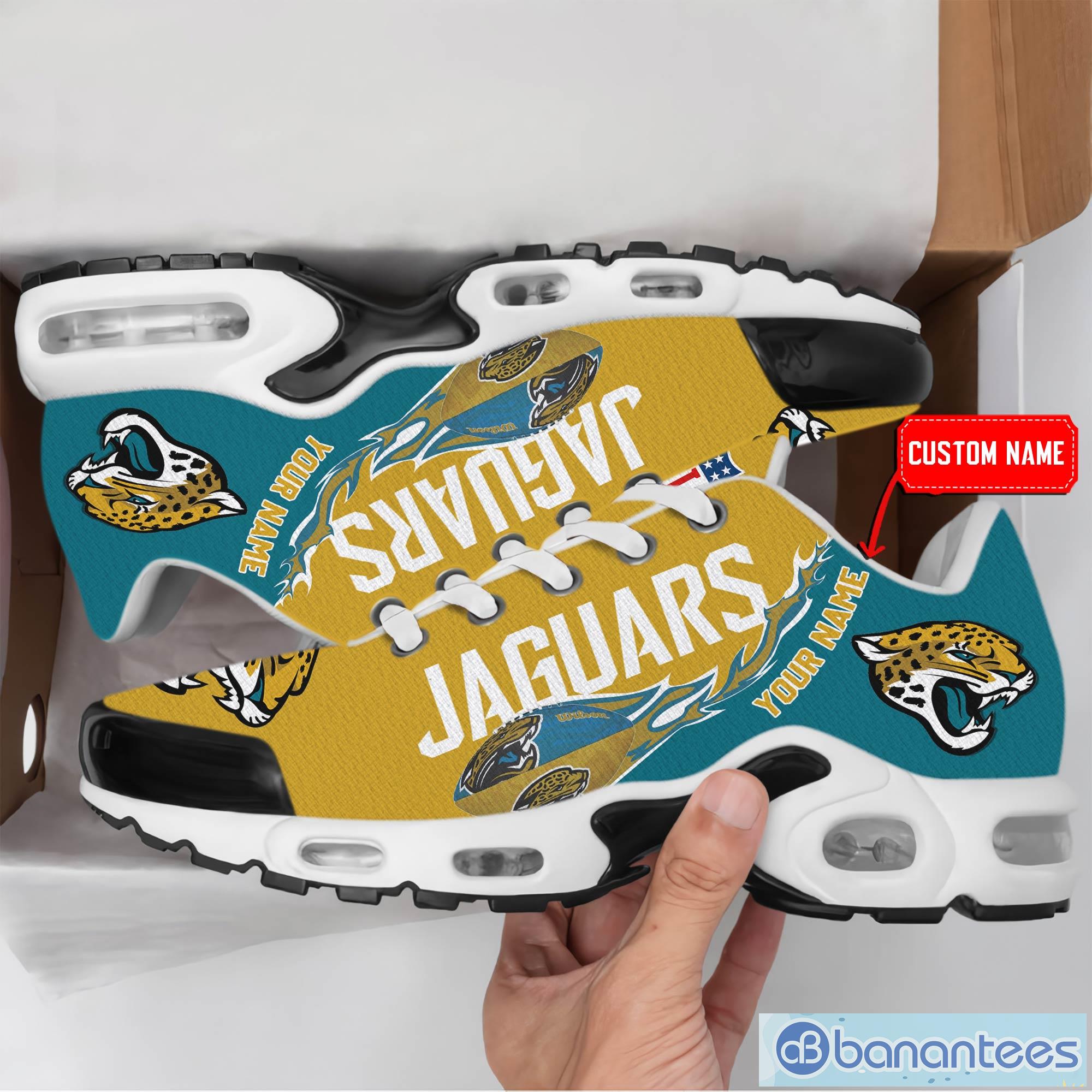 Jacksonville Jaguars State Proud NFL Team Sneakers Custom Name Air