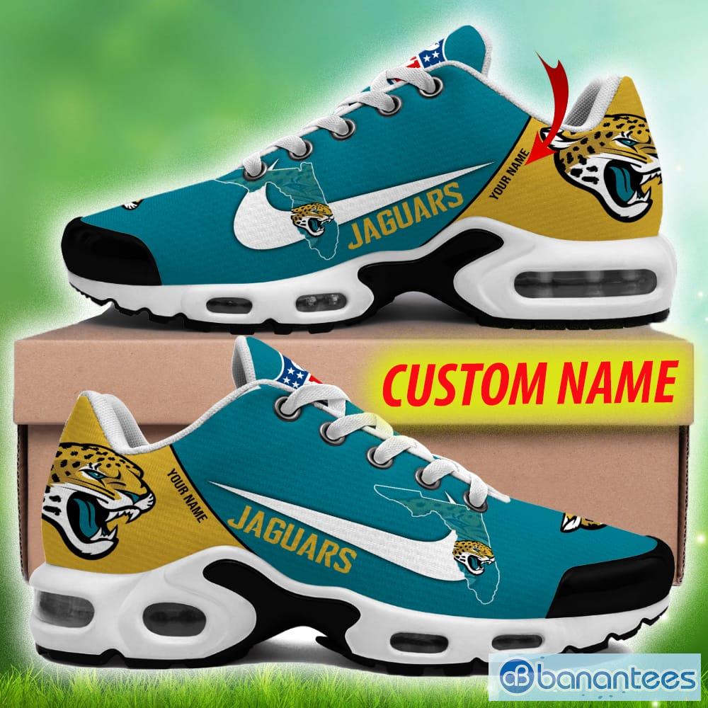 Jacksonville Jaguars NFL Air Jordan 13 Sneakers - Banantees