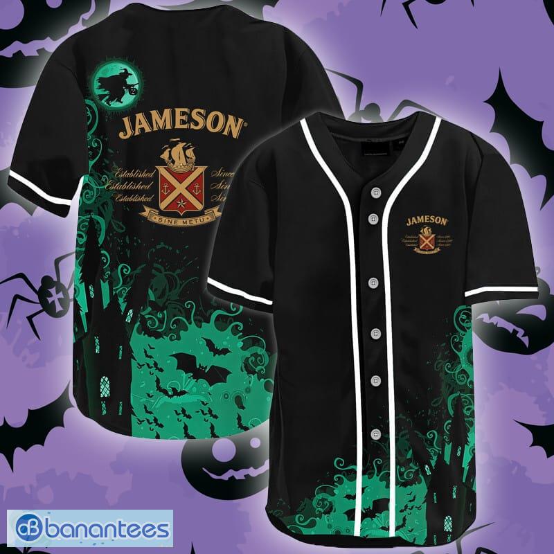 Black Skull Jagermeister Baseball Jersey