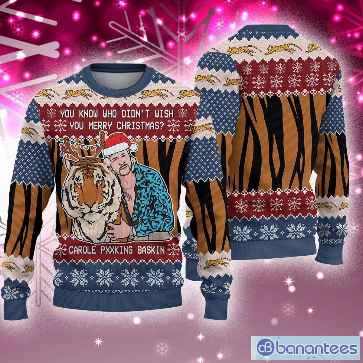 Tiger king 2025 christmas sweater