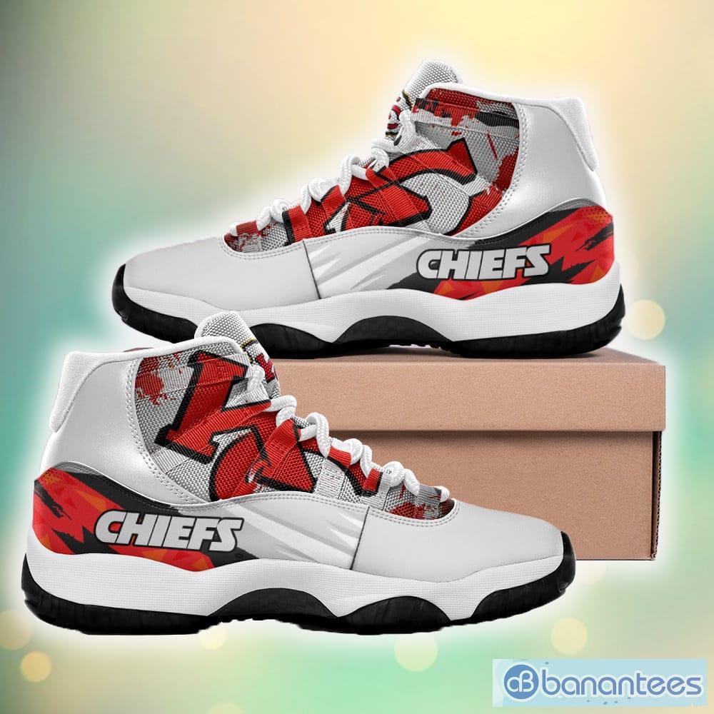 Kansas City Chiefs Custom Name Air Jordan 11 Sneaker Shoes For Sport Fans -  Banantees