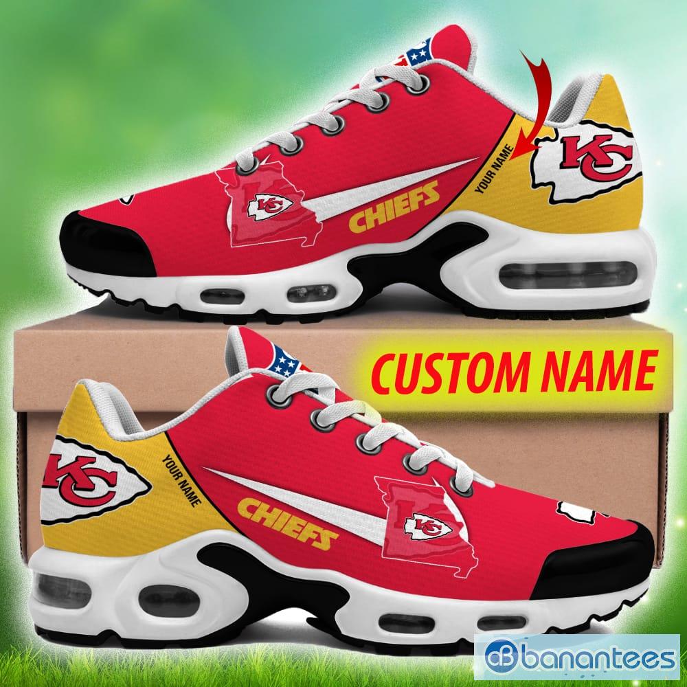 Las Vegas Raiders Premium NFL Team Sneakers Custom Name Air Cushion Shoes  For Fans - Banantees