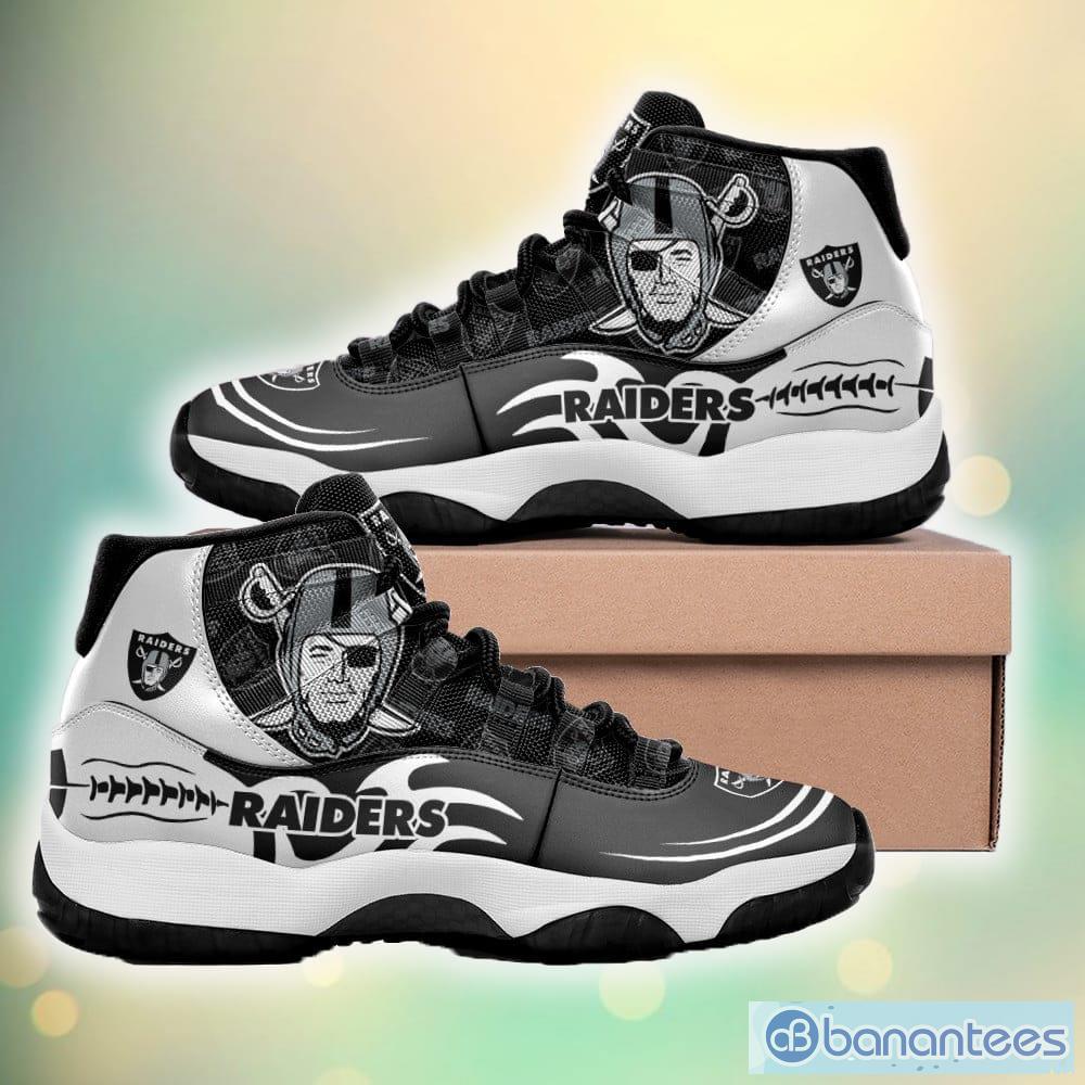 Raiders Jordans Shoes design full 3D for sale 2023