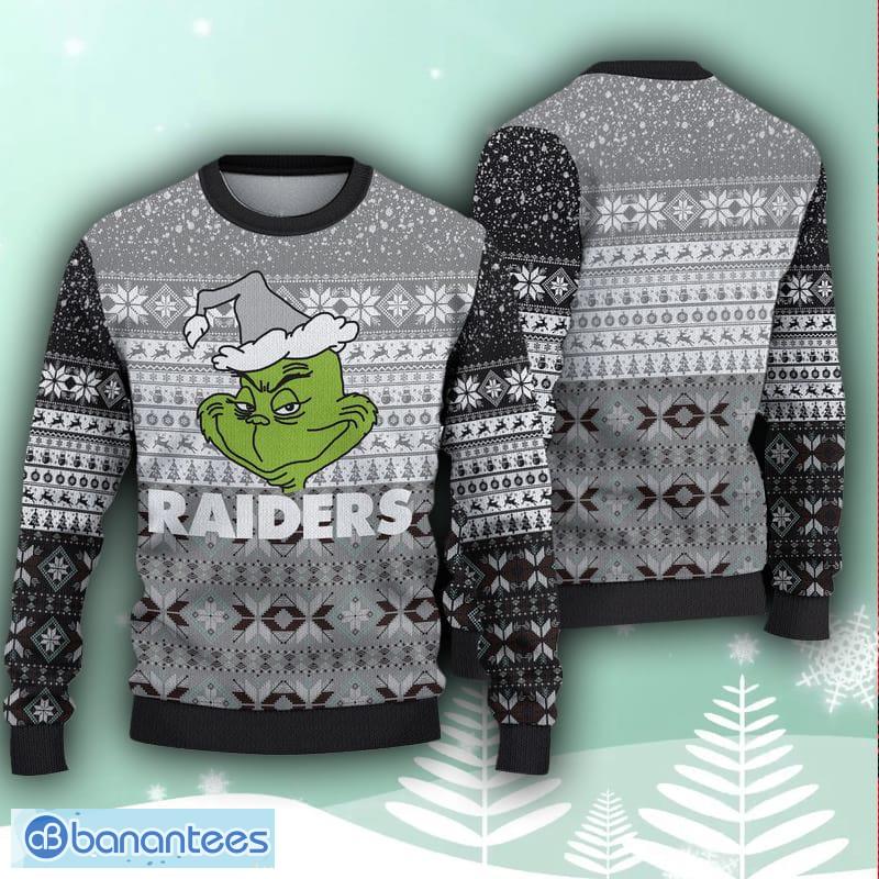 women's raiders christmas sweater