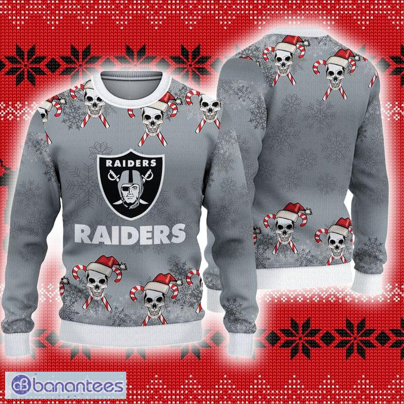 Las Vegas Raiders All Over Print Christmas Knitting Ugly Sweater