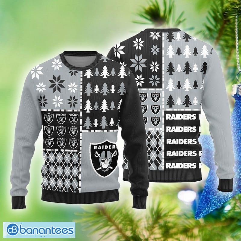 Las Vegas Raiders Personalized Raider Ugly Christmas Sweater - T-shirts Low  Price