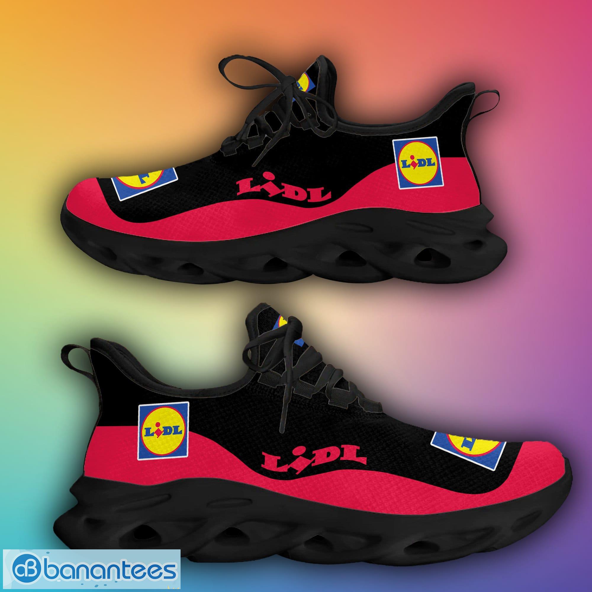 lidl Max Shoes Running Sneakers Black Red