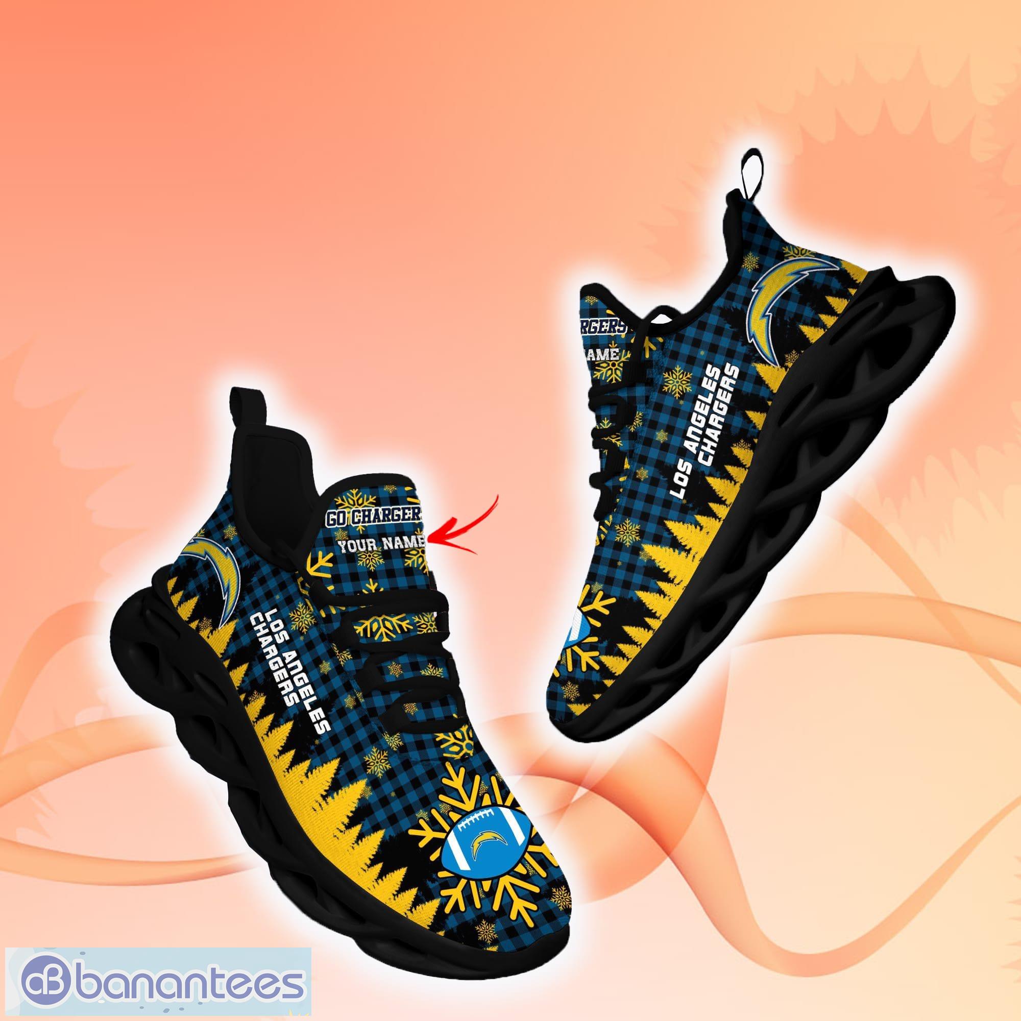 Los Angeles Chargers NFL Blue Color Max Soul Shoes