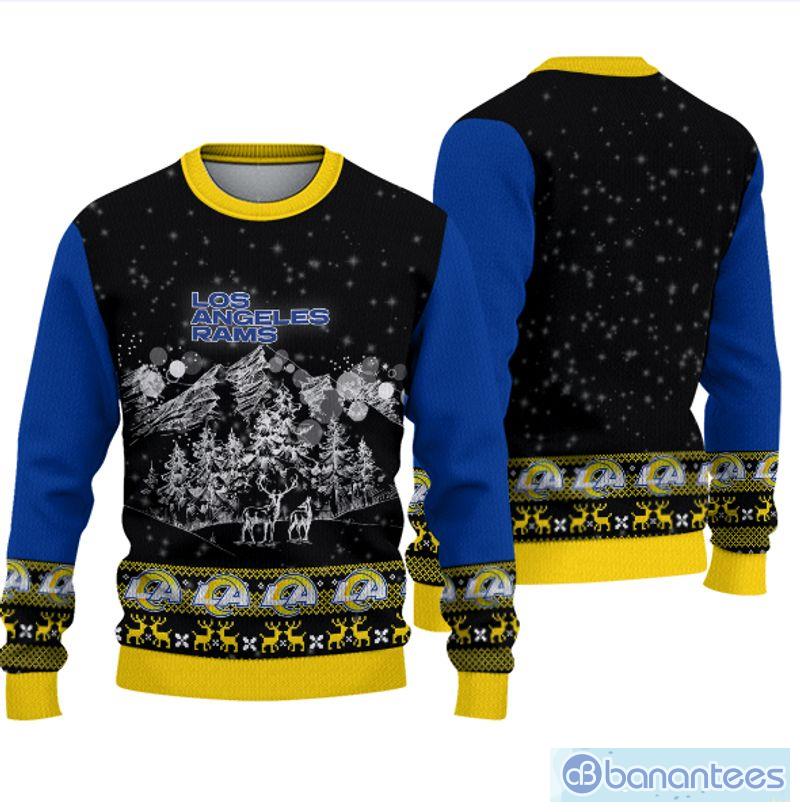 Los Angeles Rams Christmas Snow Ugly Sweater For Men Women - Banantees