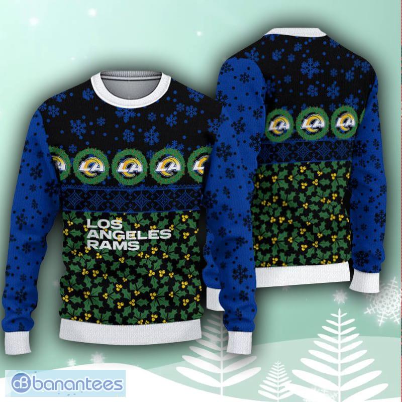 Los Angeles Rams All Over Print Christmas Knitting Ugly Sweater Gift For  Christmas