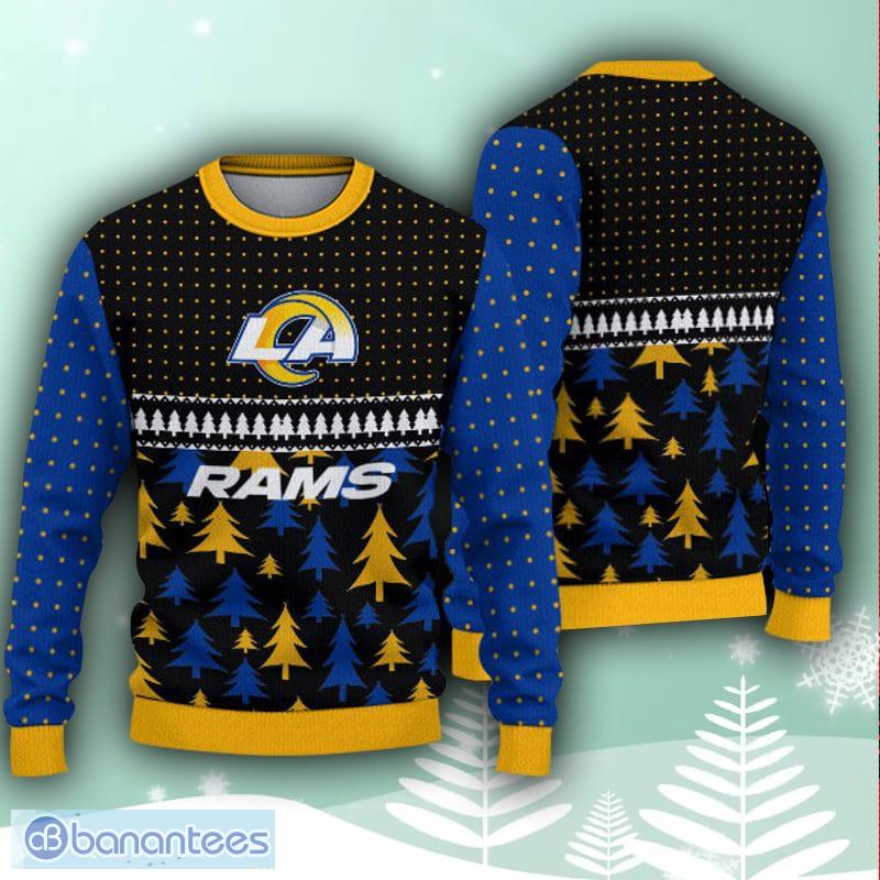 Los Angeles Rams Christmas Sweater Gingerbread Man Ugly Christmas Sweater  Christmas Gift