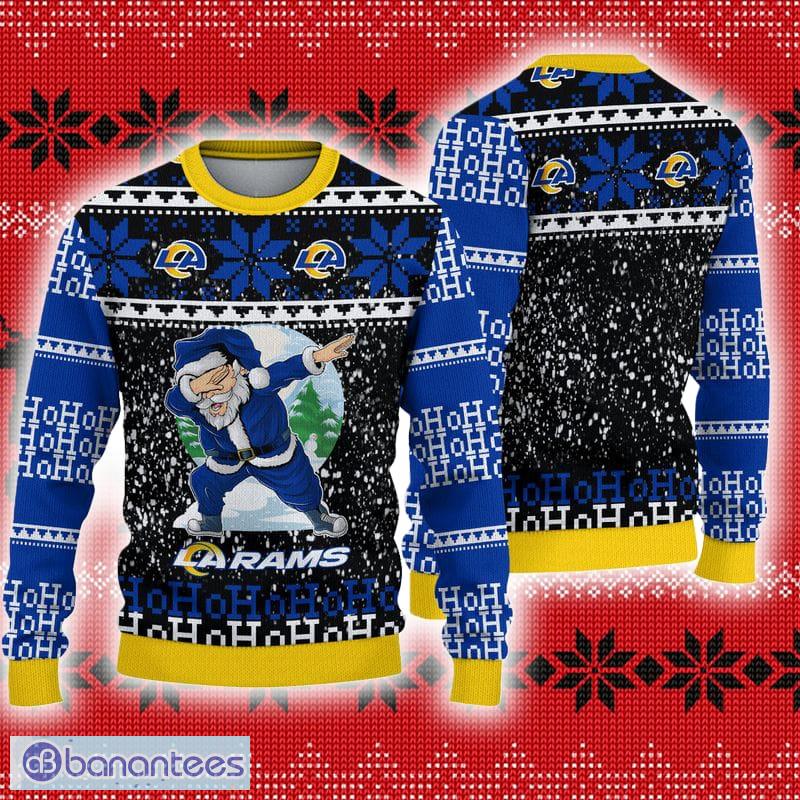 Los Angeles Rams Christmas Jumper Graphic Crew Sweatshirt - Mens