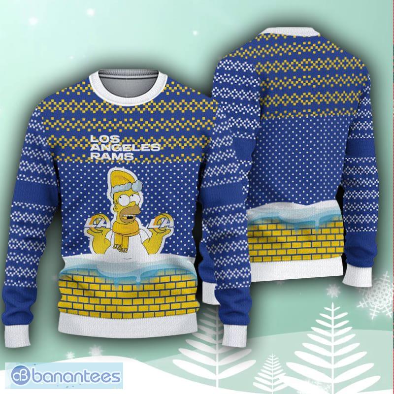 Los Angeles Rams Christmas Grinch Ugly Sweater For Men Women - Banantees