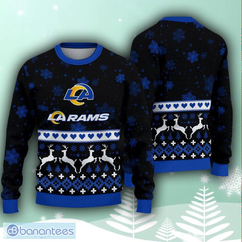 Los Angeles Rams Christmas Grinch Ugly Sweater For Men Women - Banantees