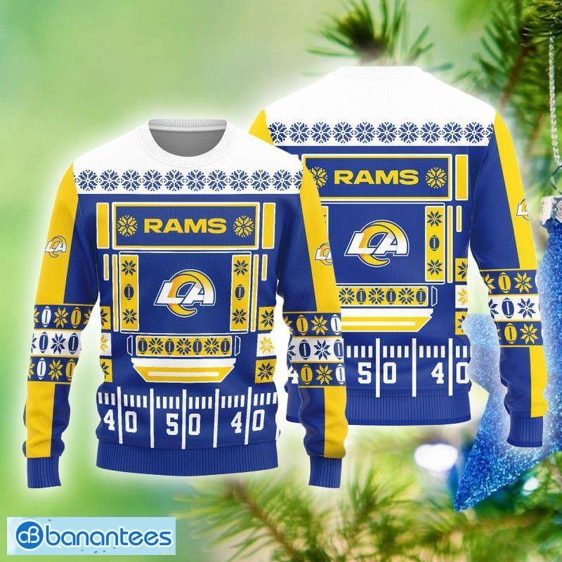 Los Angeles Rams Baby Yoda Family Ugly Christmas Sweater - Bring