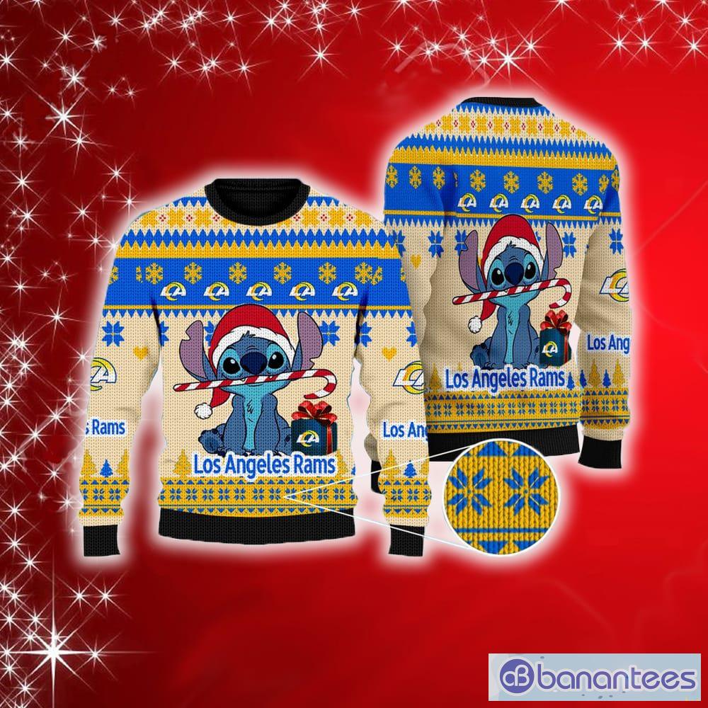 Los Angeles Rams NFL Stitch New Ugly Christmas Sweater For Men And Women Gift Fans - Los Angeles Rams NFL Stitch New Ugly Christmas Sweater For Men And Women Gift Fans
