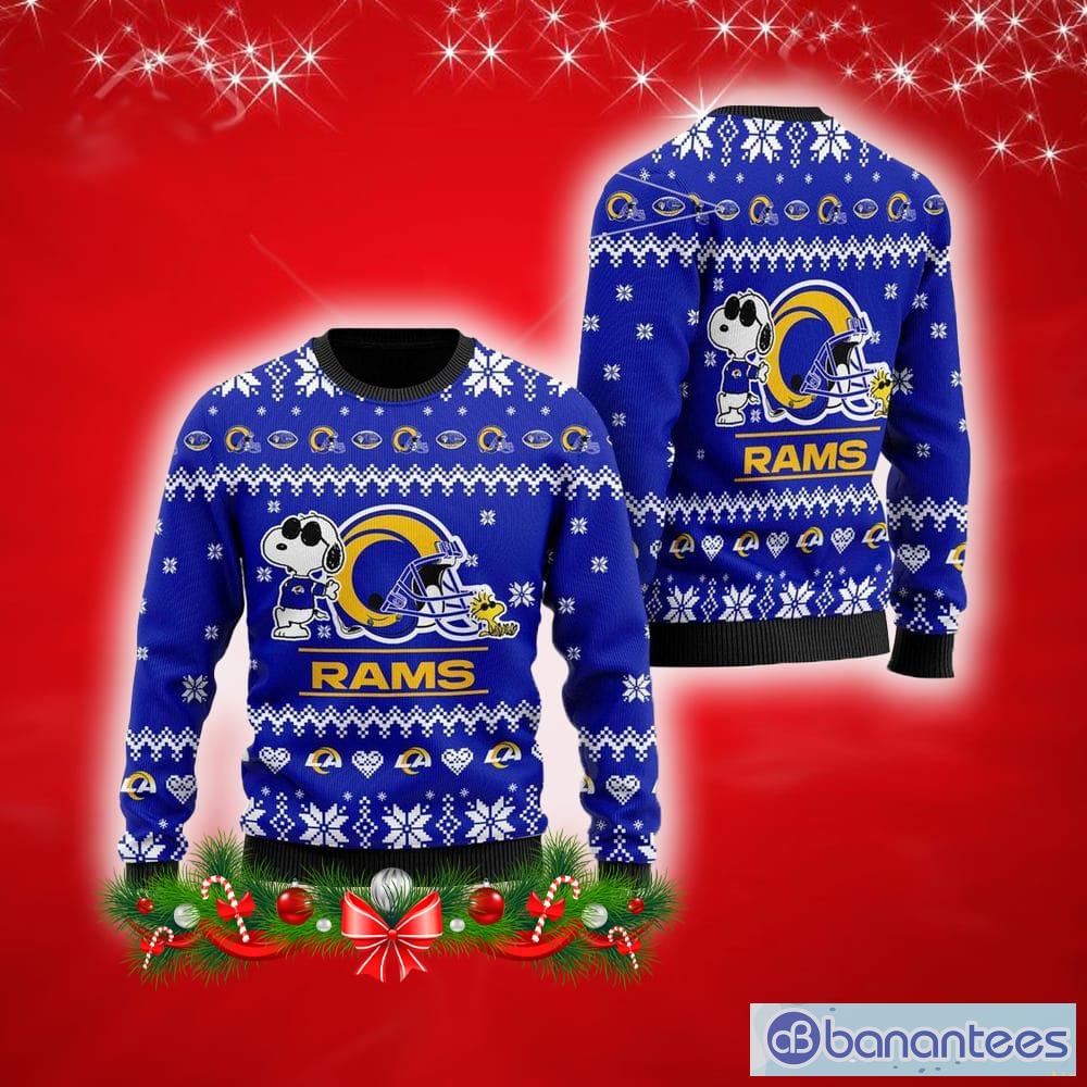 Los Angeles Rams NFL The Snoopy Show Football Helmet New Ugly Christmas Sweater For Men And Women Gift Fans - Los Angeles Rams NFL The Snoopy Show Football Helmet New Ugly Christmas Sweater For Men And Women Gift Fans