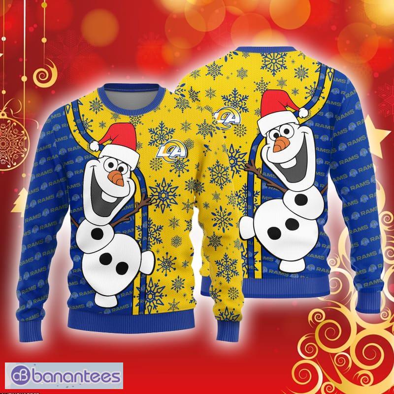 NFL Los Angeles Rams Custom Name And Number Christmas Gift For Fans Ugly  Christmas Sweater - Banantees