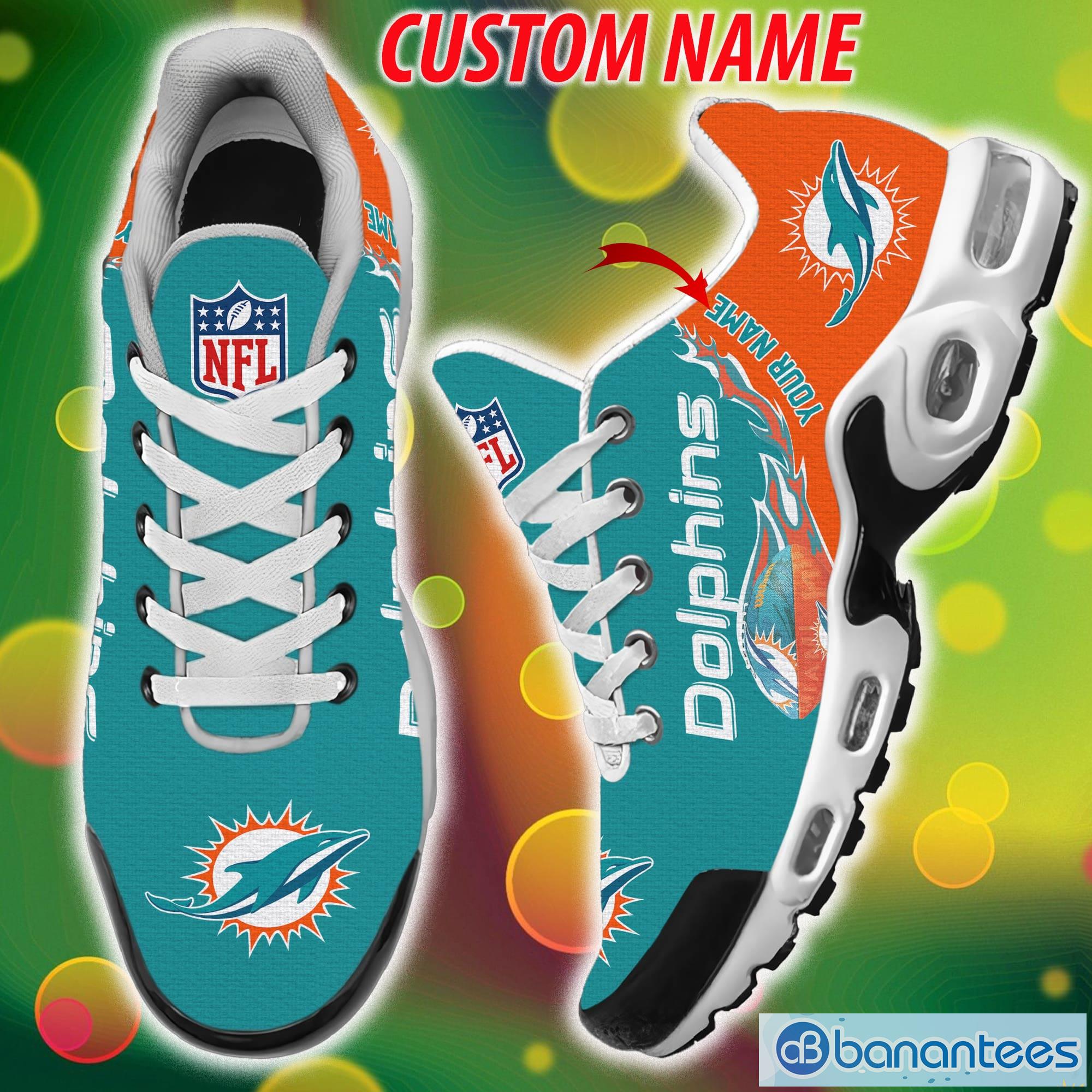 Miami Dolphins Big Logo NFL Personalized Name Air Jordan 11 Sneaker Best  Gift For Fans