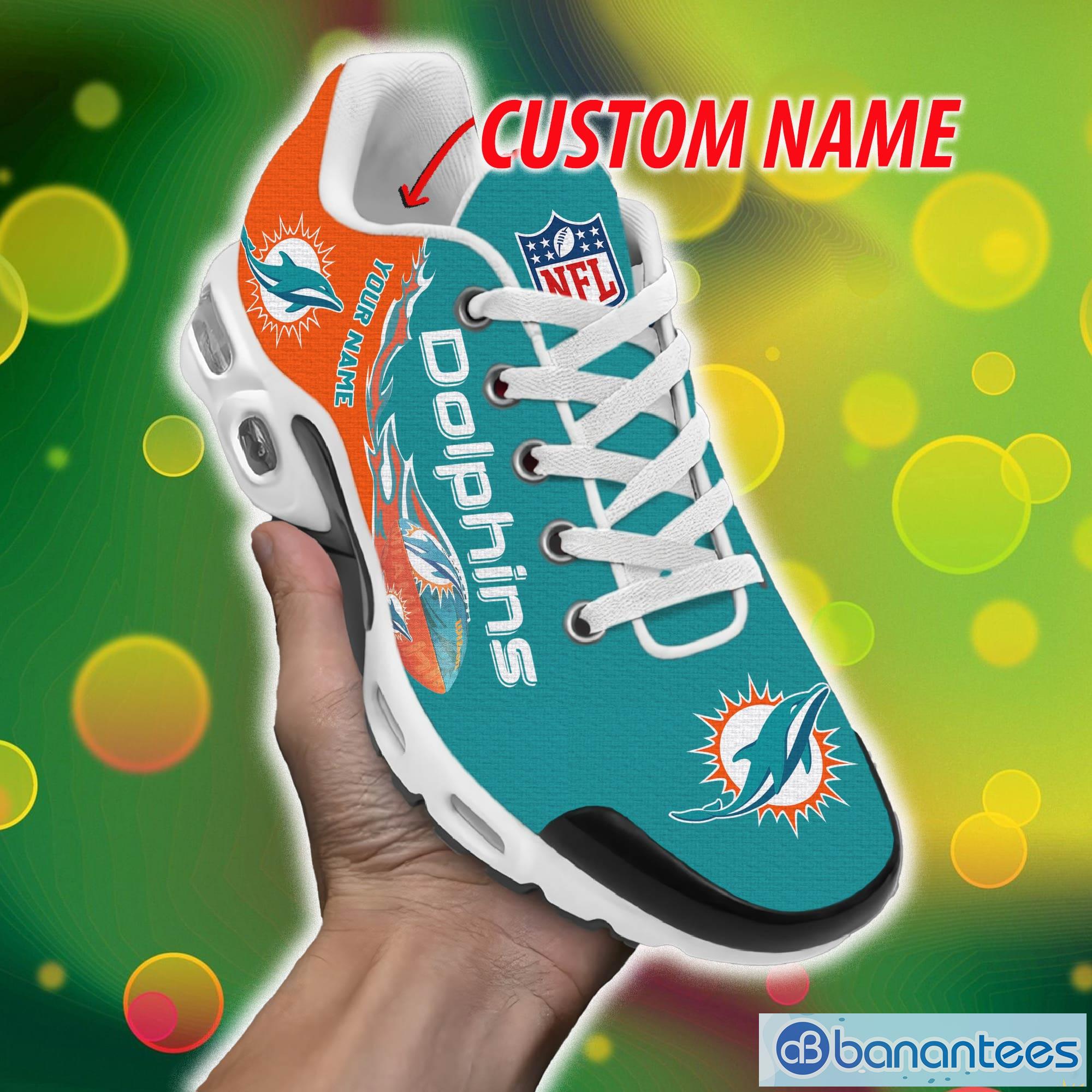 Miami Dolphins NFL Premium Air Cushion Sport Shoes Custom Name