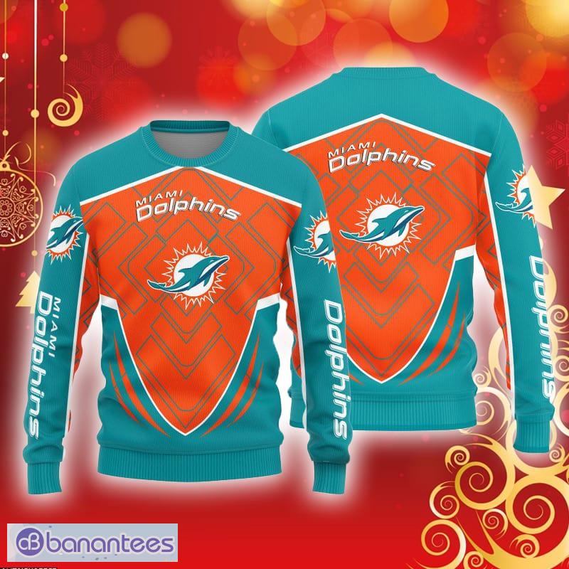 New popular Santa?s Hat Christmas Miami Dolphins shirt Black All