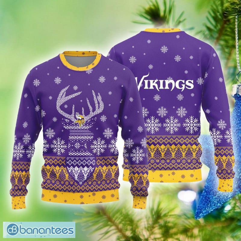minnesota vikings light up sweater