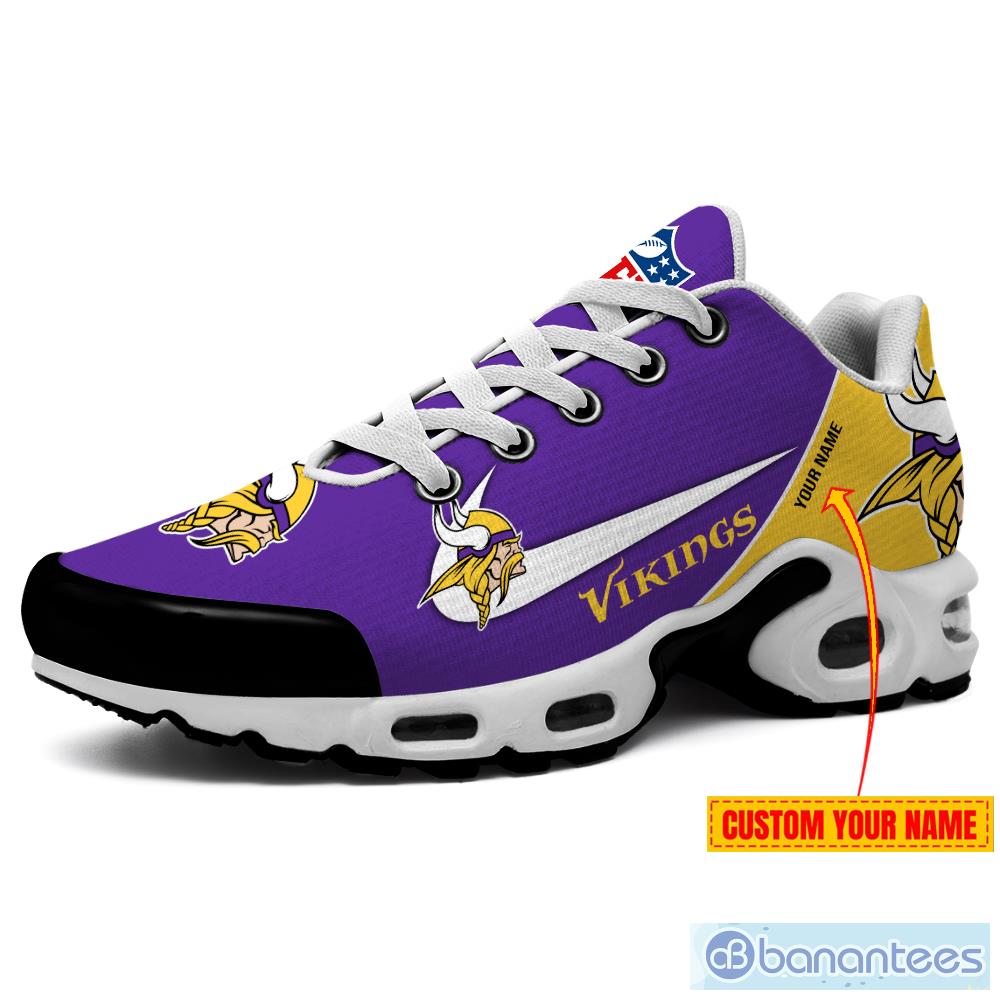 Minnesota Vikings NFL Team Luxury Brand Sneakers Custom Name Air