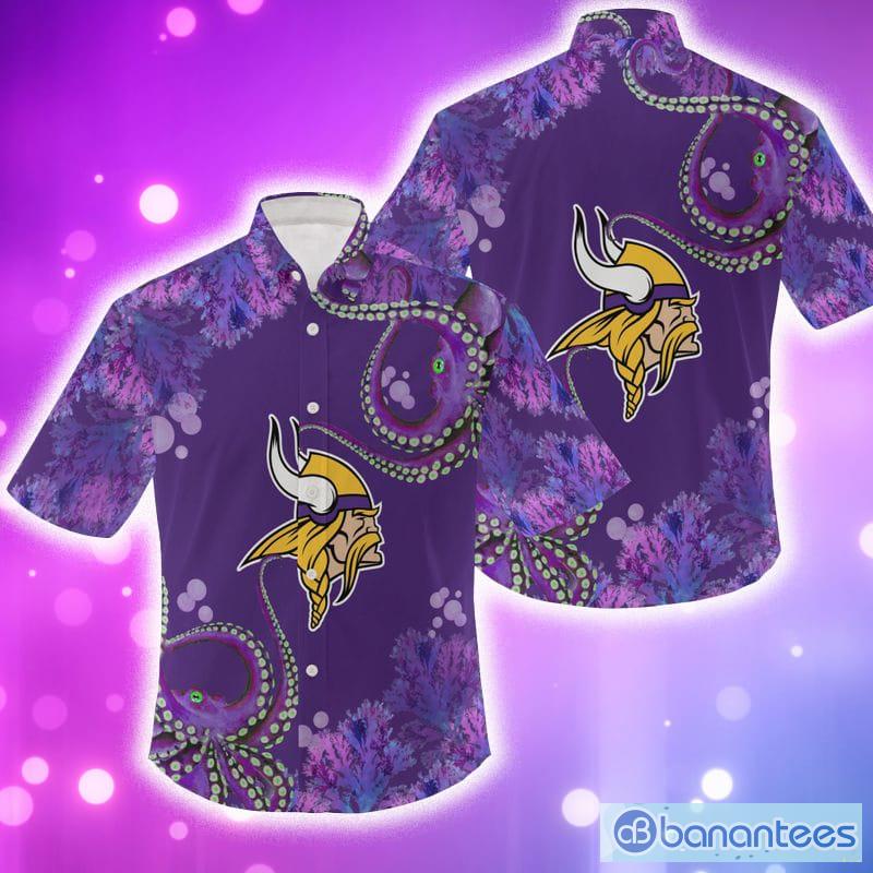 Minnesota Vikings NFL Bright Trending Hawaiian Shirt Tropical Gift For Men  And Women Fans - Banantees