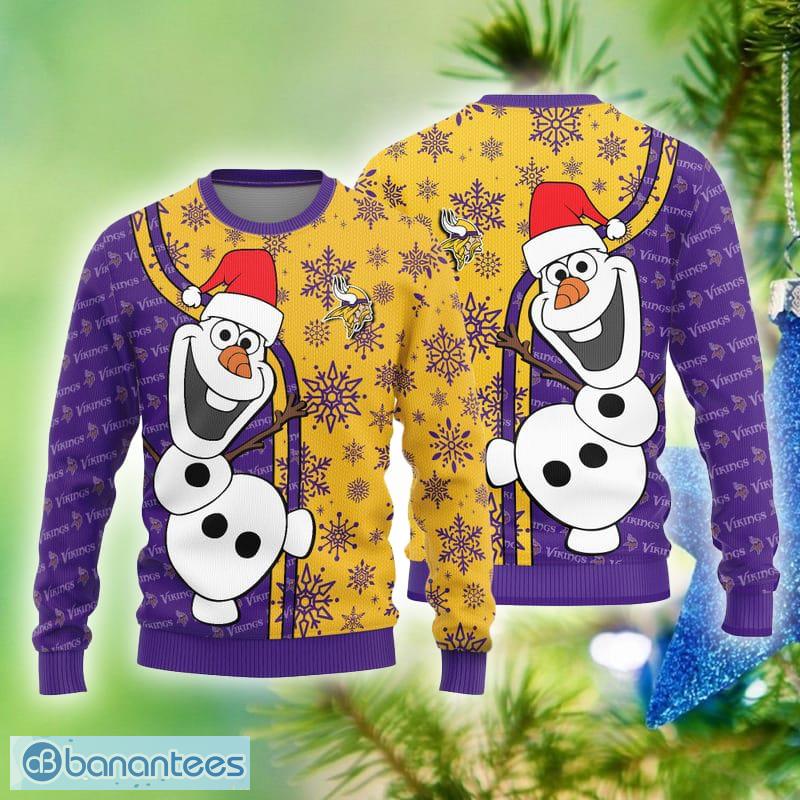 For Fans Minnesota Vikings Ugly Christmas Sweater Funny Christmas Gift