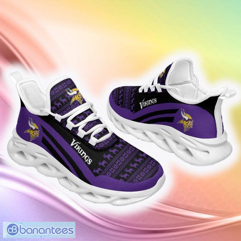 Minnesota Vikings Design Max Soul Shoes For Men And Women - Banantees