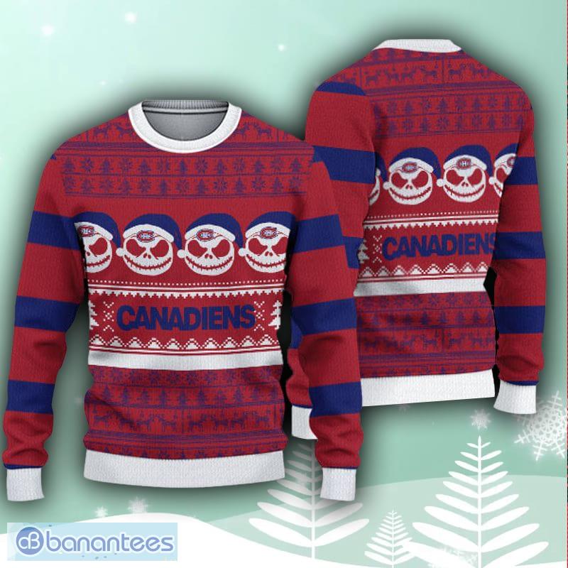 Montreal Canadiens Basic Knitted Ugly Christmas Sweater AOP Gift