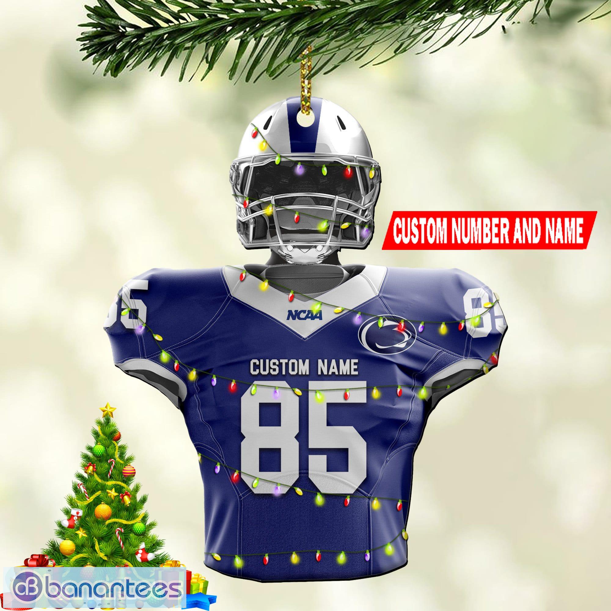 Personalized Sports Christmas Ornaments - Football Jersey