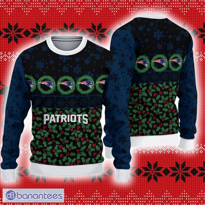 New England Patriots Christmas Pattern Sweater Outfit Unisex Ugly Lover  Christmas - YesItCustom