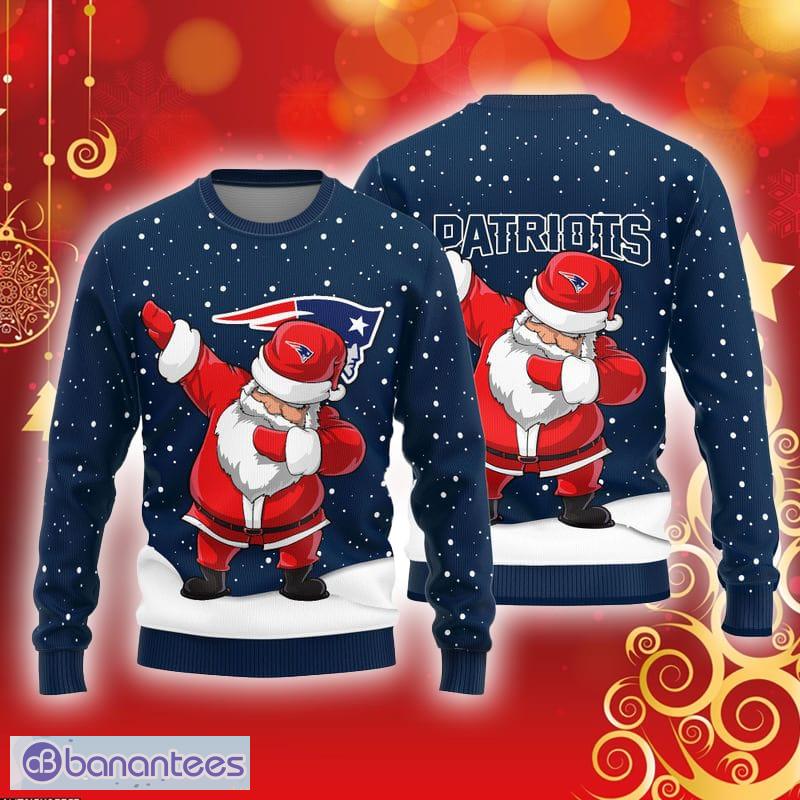 New England Patriots Christmas Caro Pattern Ugly Sweater For Men Women -  Banantees