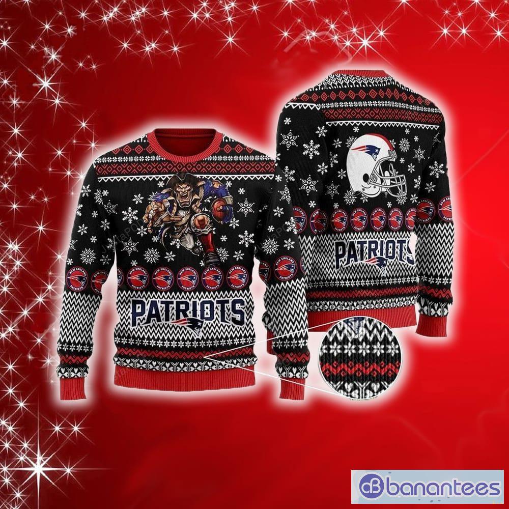 New England Patriots Womens Christmas Sweater